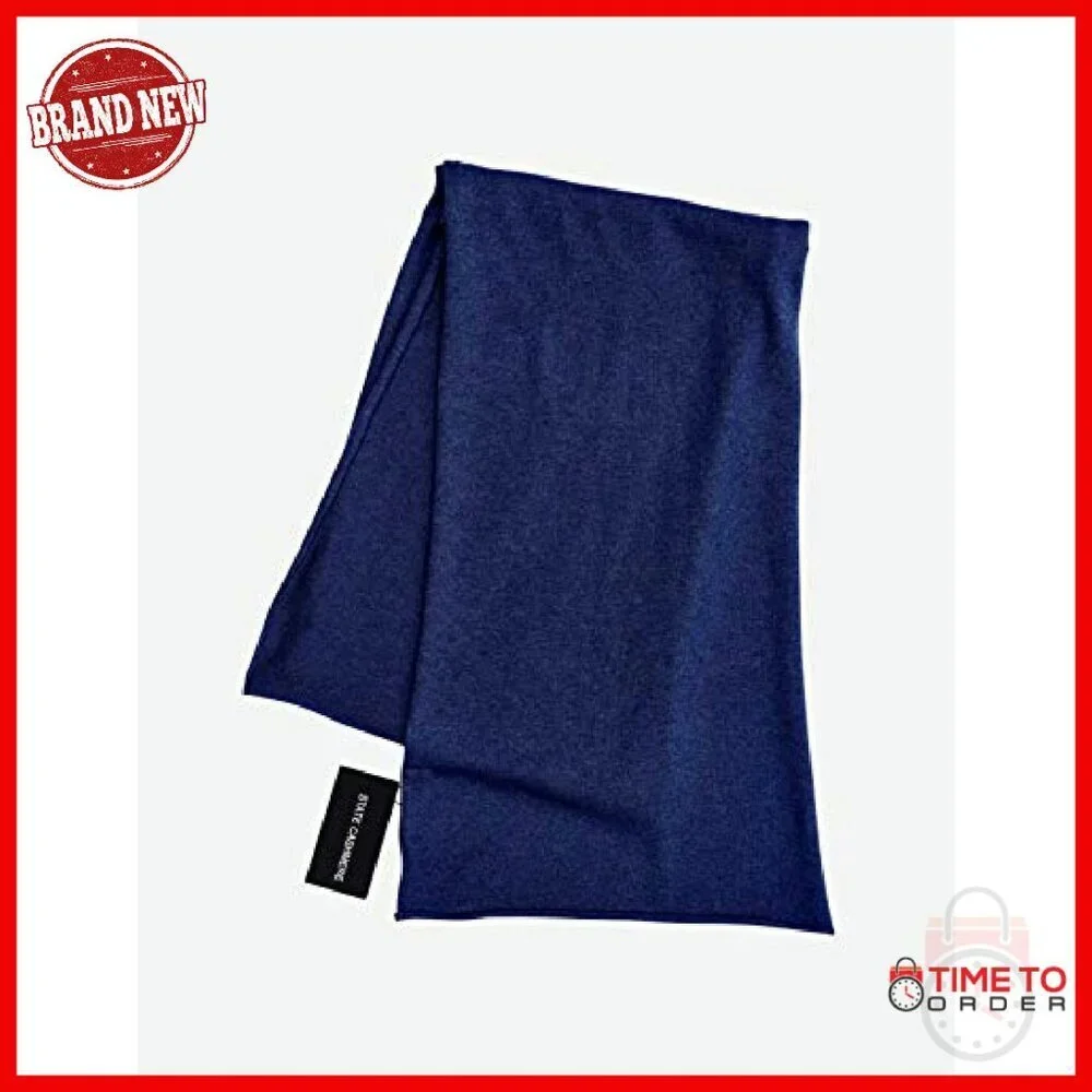 100% Pure Cashmere Long Scarf Ultra Warm Winter Accessories Unisex